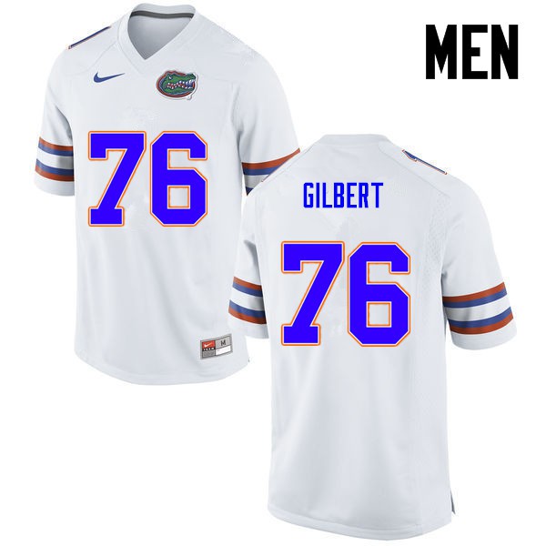 Florida Gators Men #76 Marcus Gilbert College Football White